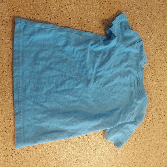 Cat and Jack 4T blue t shirt pocket basic tee - Picture 5 of 6